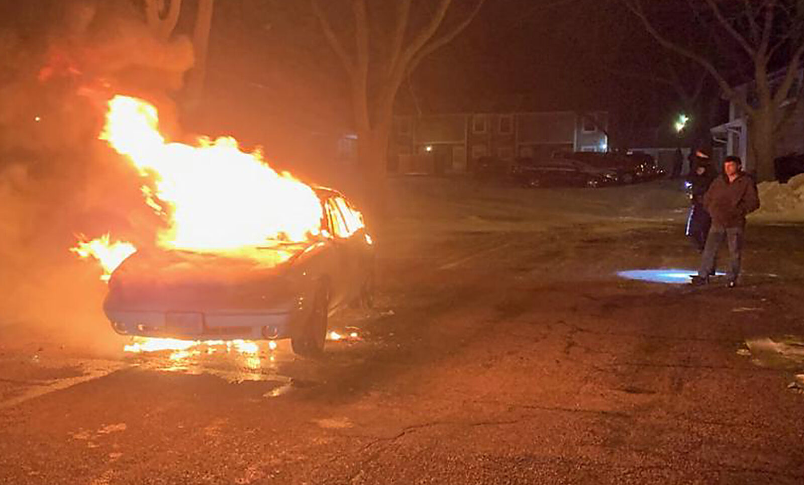Friday Night Car Fire